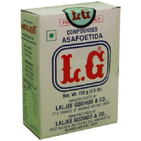 Lg Hing (Asafoetida) - Compounded / Whole - 100 Gm Box -