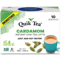 Quik Tea Cardamom Tea Unsweetened - 10 pouches