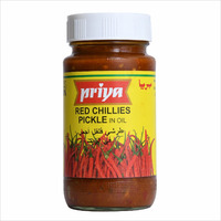 Priya Red Chilli Pickle w/ Garlic 300 gms