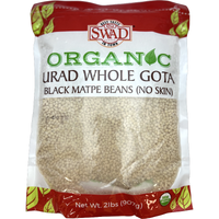 Swad Organic Urad Whole Gota 4 lbs