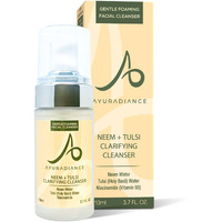 Neem and Tulsi Clarifying Foaming Face Cleanser with Neem Water, Tulsi (Holy Basil) Water, and Niacinamide - Ayuradiance Skin Care