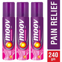 3 x Moov Pain Relief Spray- 80 Gm
