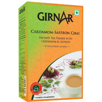 Girnar Instant Cardamom Saffron Tea Premix, 140 g
