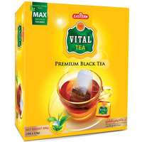 Vital Premium Black Tea - Black Tea Classic Collection Finely Selected Speciality Tea Naturally Anti Oxidized Black Vital Tea (125cnt Tea bags) (375g)