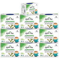 QuikTea Chai Latte, Cardamom, 10 Count (Pack of 10)