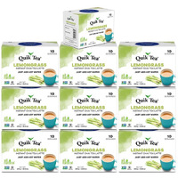 QuikTea Chai Tea Latte, Lemongrass, 100 Count
