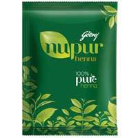 Godrej Nupur Henna Natural Mehndi for Hair Color with Goodness of 9 Herbs 120gram X 3Packs