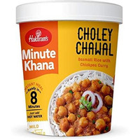 Haldiram's Minute Khana Ready to Eat 105 g (Choley Chawal, Pack of 1)