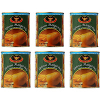 Deep Alphonso Mango Pulp - 850 Grams / 30 Oz. (Pack of 6)