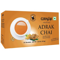 Girnar Adrak (Ginger) Tea Bags, (25 Tea Bags)