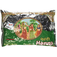 Ayur Rajasthani Henna Mehandi Powder Natural Hena Dark Brown Shade - 150gm