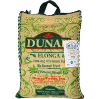 Dunar Elonga Xtra Long Sella Parboiled Rice 20 lbs