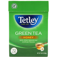 Tetley Green Tea, Honey, 72 Tea Bags