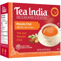 Tea India Masala Chai Tea Bags 80ct Tagless Tea Bags