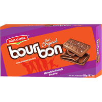 Britannia Bourbon Choco Cream Biscuits, 13.7 Oz., 390 Grams