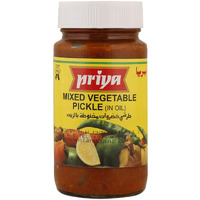 Priya Mixed Vegetable Pickle w/ Garlic 300 gms