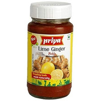 Priya Lime Ginger Pickle Without Garlic 300 gms