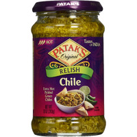 Patak's Hot Relish Chilli Pickle 10 oz