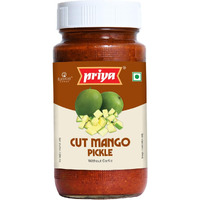 Priya Cut Mango Pickle W/o Garlic 300 gms