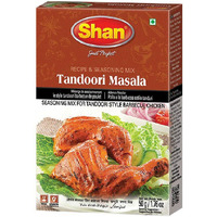 Shan - Tandoori Masala Seasoning Mix (50g) - Spice Packets for Tandoori Style Chicken