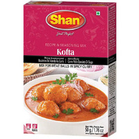 Shan Kofta Recipe and Seasoning Mix 1.76 oz (50g) - Spice Powder for Meat Balls in Traditional Spicy Curry  (1.76 Ounce (Pack of 1))