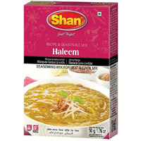 Shan Haleem Recipe and Seasoning Mix 1.76 oz (50g) - Spice Powder for Traditional Meat and Lentil Curry - Suitable for Vegetarians