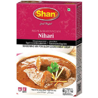 Shan Nihari Recipe and Seasoning Mix 2.1 oz (60g) - Spice Powder for Slow Cooked Traditional Meat Stew  (2.1 Ounce (Pack of 1))