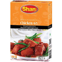 Shan Chicken 65 Recipe and Seasoning Mix 2.1 oz (60g) - Spice Powder for Sweet and Sour Spicy Fried Chicken  (2.10 Ounce (Pack of 1))