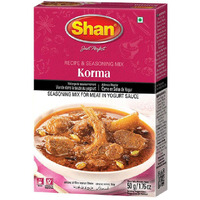 Shan - Korma Masala Seasoning Mix (50g) - Spice Packets for Meat in Yogurt Sauce