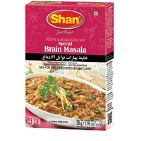 Shan Special Brain Recipe and Seasoning Mix 1.76 oz (50g) - Spice Powder for Stir Fried Spicy Brain Curry - Suitable for Vegetarians