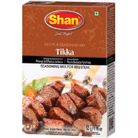 Shan Tikka Recipe and Seasoning Mix 1.76 oz (50g) - Spice Powder for Traditional Style BBQ Steak Mix  (1.76 Ounce (Pack of 1))