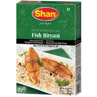 Shan Fish Biryani Recipe and Seasoning Mix 1.76 oz (50g) - Spice Powder for Spicy Fish Layered Pilaf  (1.76 Ounce (Pack of 1))