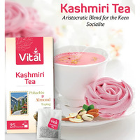 Kashmiri Tea - Count of 25 Green Tea Bags, Flavourful Taste of Green Tea, Freshly and Carefully Packed with Original Taste of Kashmiri Chai, Aromatic & Soothing Tea Beverages by Vital Products