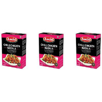 Pack Of 3 - Aachi Chilli Chicken Masala - 200 Gm