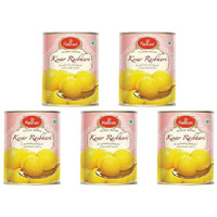 Pack Of 5 - Haldiram's Kesar Rasbhari - 1 Kg (2.2 Lb)