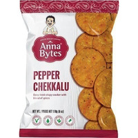 Anna Bytes Pepper Chekkalu - Crispy Crackers - Pack of 3