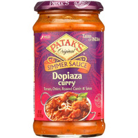 Pataks Simmer Sauce - Dopiaza Curry - Mild - 15 oz - case of 6