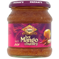 Patak's Hot Mango Chutney (340g) - Pack of 2