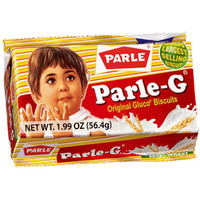 Parle-G Original Biscuits - 1.99 oz (6 Pack), Light Brown