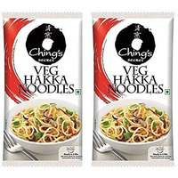 Ching's Secret Veg Hakka Noodles 150 Gms -TWIN PACK- PACK OF 2 ( 150 gms X 2 )