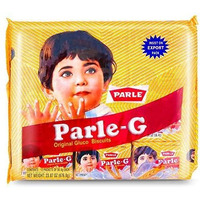 Parle G Original Gluco Biscuits, Product of India, Value Pack (12 Packets of 56.4g)-set of 2