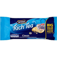 McVitie's Classic Rich Tea Biscuits (2 per pack - 600g)