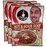 Ching's Soup Mix Hot and Sour, 55g (pack of 5) Indian Snacks