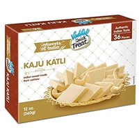 Vadilal Kaju Katli 360 Grams (36pcs) Authentic Indian Sweets Made With Cashew Nuts