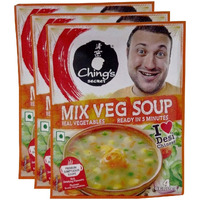 CHING's SECRET - Mix Veg Instant Soup ( 55 gms ) (Pack of 3)