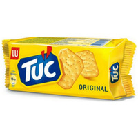 LU Cookies | LU Tuc Crackers Natural | Pack of 3 packs of TUC biscuits | LU Biscuits | 10 Oz | 300 Gr