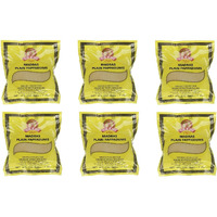 Laxmi Plain Pappadums & Appalam - Choose Quanity - Ships From California (Madras Plain Pappadums ( Yellow Pack ), 6 PACK)