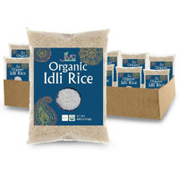 Organic Idli Rice 10LB USDA Certified Idli Dosa by Jiva Organics (Pack of 4)