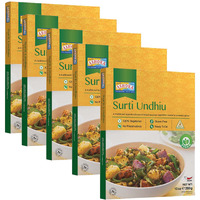 Ashoka Ready to Eat Indian Meals Since 1930, 100% Vegan Surti Undhiu, All-Natural Traditionally Cooked Indian Food, Plant-Based, Gluten-Free and with No Preservatives, 10 Ounce (Pack of 5)