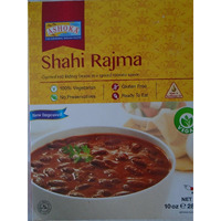 Ashoka Ready to Eat Indian Meals Since 1930, 100% Vegan Shahi Rajma, All-Natural Traditionally Cooked Indian Food, Plant-Based, Gluten-Free and with No Preservatives, 10 Ounce